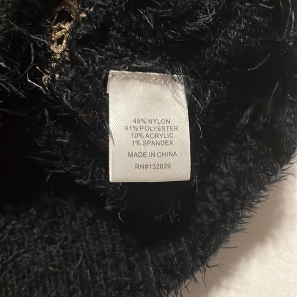 House of Harlow 1960 x Revolve Super Moon Fuzzy Metallic Sweater - Picture 5 of 7